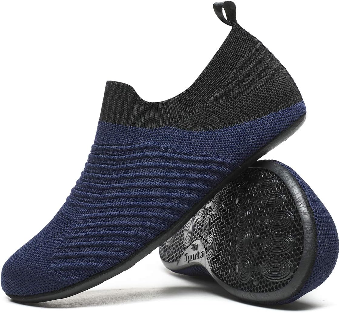 Adult Indoor House Slippers Socks Lightweight Non Slip Grip House Home Shoes for Women Men