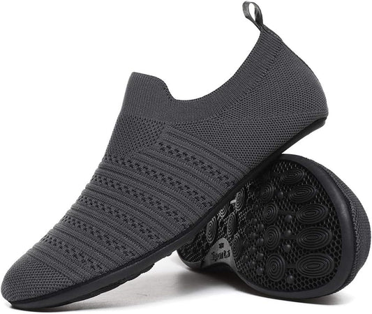 Adult Indoor House Slippers Socks Lightweight Non Slip Grip House Home Shoes for Women Men