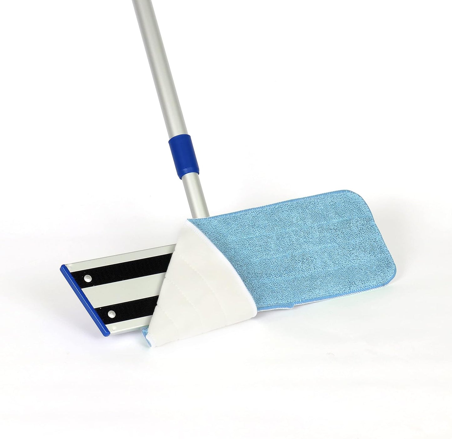 Arkwright Spray Mop Replacement Pads - (Pack of 12) Bulk Microfiber Flat Dry and Wet Refill Mop Pads Floor Cleaning, Compatible with Bona and Rubbermaid, Fits All Mop Heads, 18 in, Blue