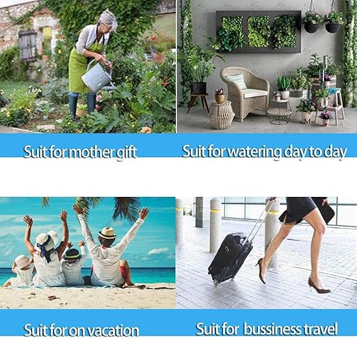 Self Plant Watering Spikes 24 Pack Auto Drippers Irrigation Devices Vacation Automatic Plants Water System with Adjustable Control Valve Switch Design for Houseplant, Gardenplant, Officeplant