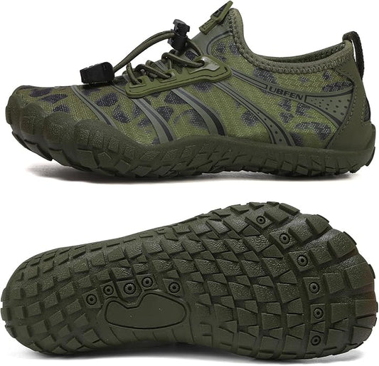 UBFEN Water Shoes for Kids Boys Girls Aqua Socks Barefoot Beach Sports Swim Pool Quick Dry Lightweight Toddler Little Big Kid