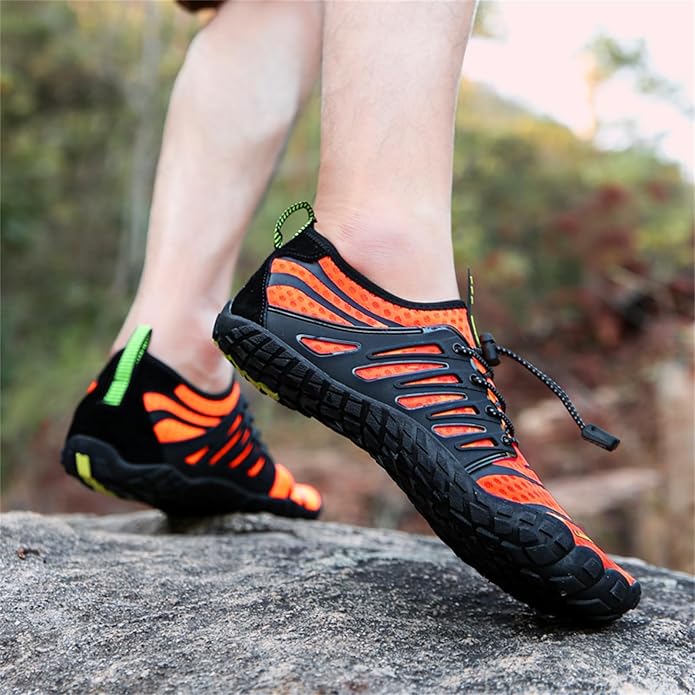 UBFEN Water Shoes Aqua Swim Shoes Mens Womens Beach Sports Quick Dry Barefoot for Boating Fishing Diving Surfing