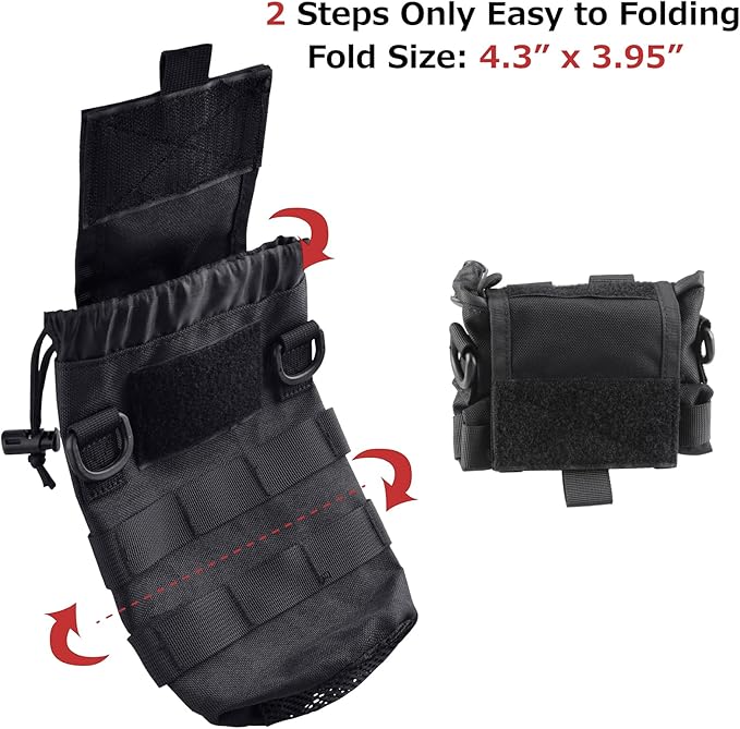 Azarxis Molle Pouches, Tactical Compact EDC Small Utility Pouch Waist Bags Sundries Storage Admin Organize Gear Gadget for Military Backpack