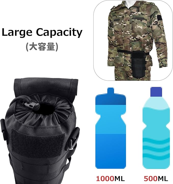 Azarxis Molle Pouches, Tactical Compact EDC Small Utility Pouch Waist Bags Sundries Storage Admin Organize Gear Gadget for Military Backpack