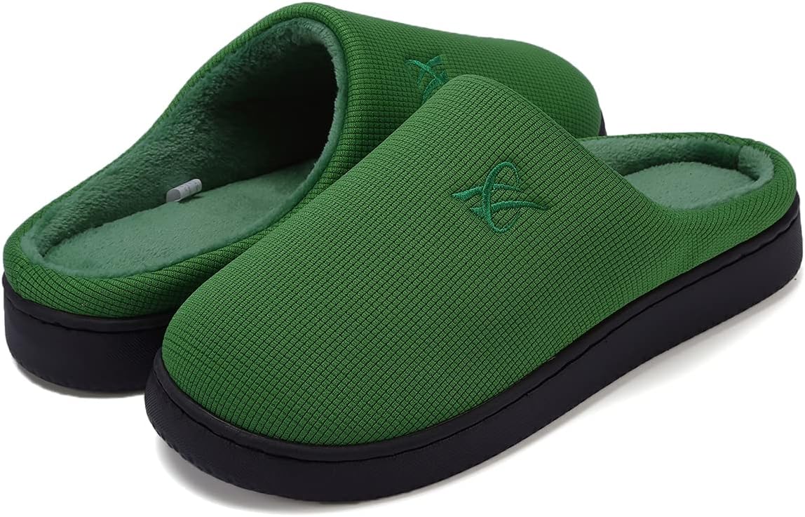 Memory Foam Slippers for Women's and Men's Casual House Shoes