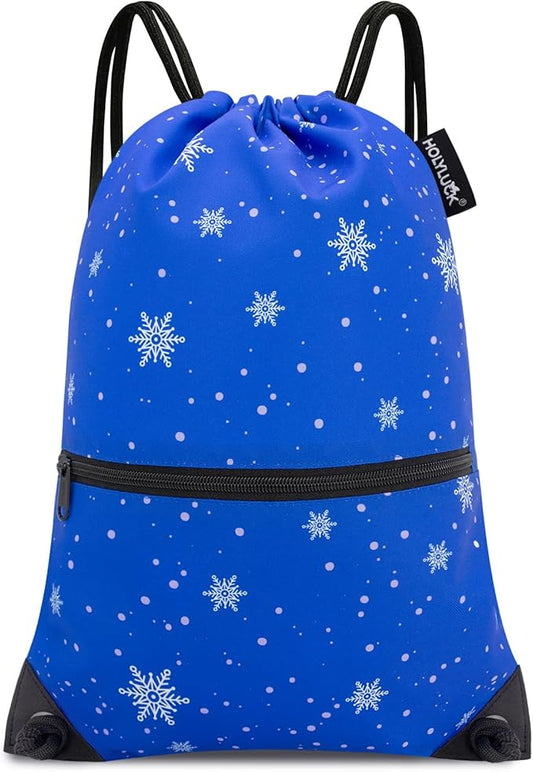 HOLYLUCK Drawstring Backpack Bag Sport Gym Sackpack