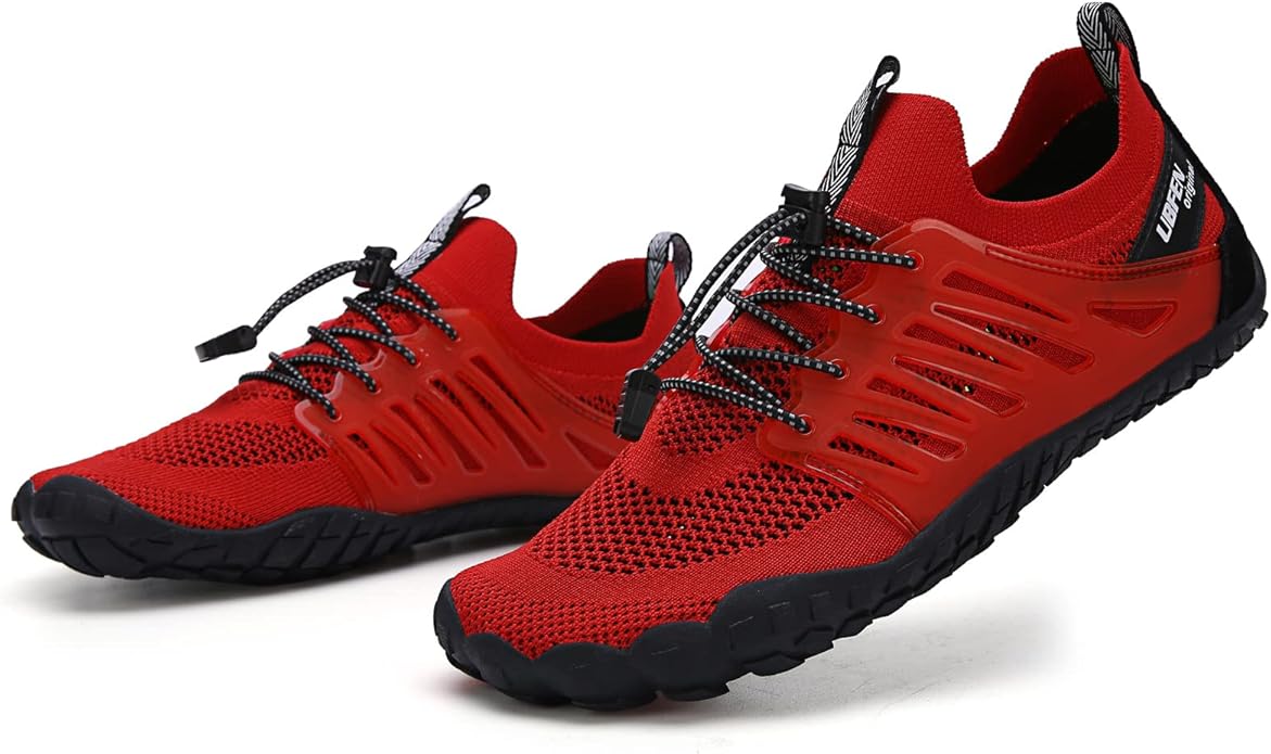 UBFEN Water Shoes Aqua Swim Shoes Mens Womens Beach Sports Quick Dry Barefoot for Boating Fishing Diving Surfing