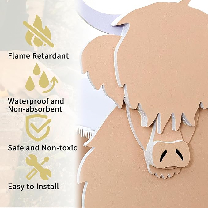 Yak Planter, Pet Shape Garden Pots Plant Pots for Indoor/Outdoor Gardens Decoration, Cute, Surprise Gifts/Souvenirs for Pet Lovers