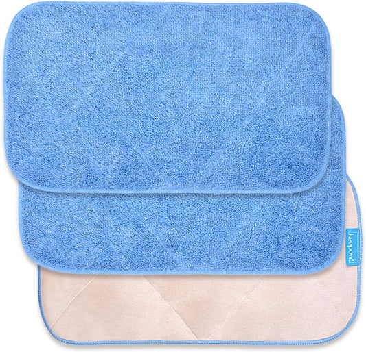 KEEPOW Microfiber Cleaning Cloth Compatible with MR.SIGA Professional Microfiber Mop for Hardwood, Wet & Dry Mopping Pads for Floor Cleaning, Pack of 3