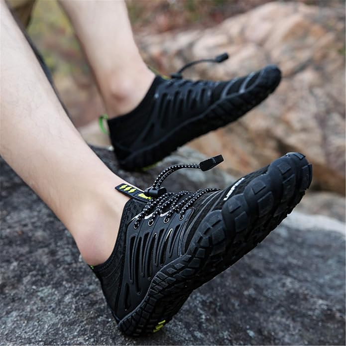 UBFEN Water Shoes Aqua Swim Shoes Mens Womens Beach Sports Quick Dry Barefoot for Boating Fishing Diving Surfing