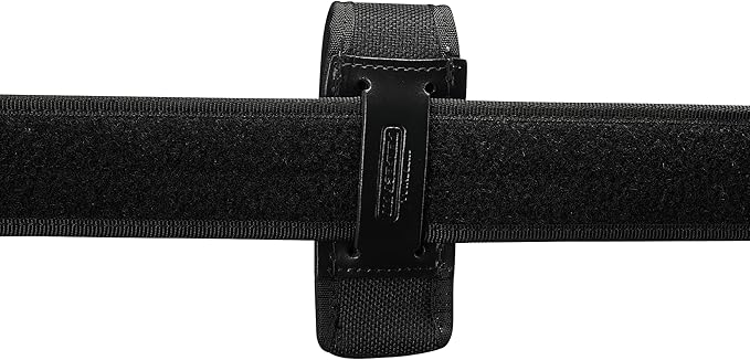 Mace Pepper Spray Holder Black Belt Pouch, Hidden Snap MK III Small, Fits up to 2oz