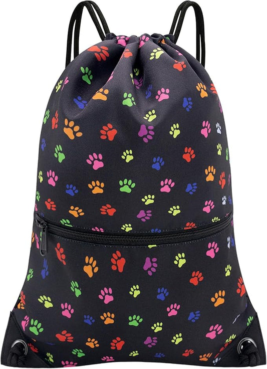 HOLYLUCK Drawstring Backpack Bag Sport Gym Sackpack