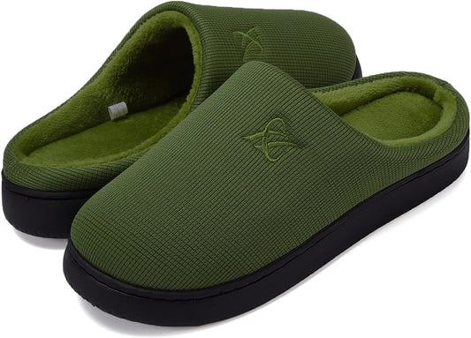 Memory Foam Slippers for Women's and Men's Casual House Shoes