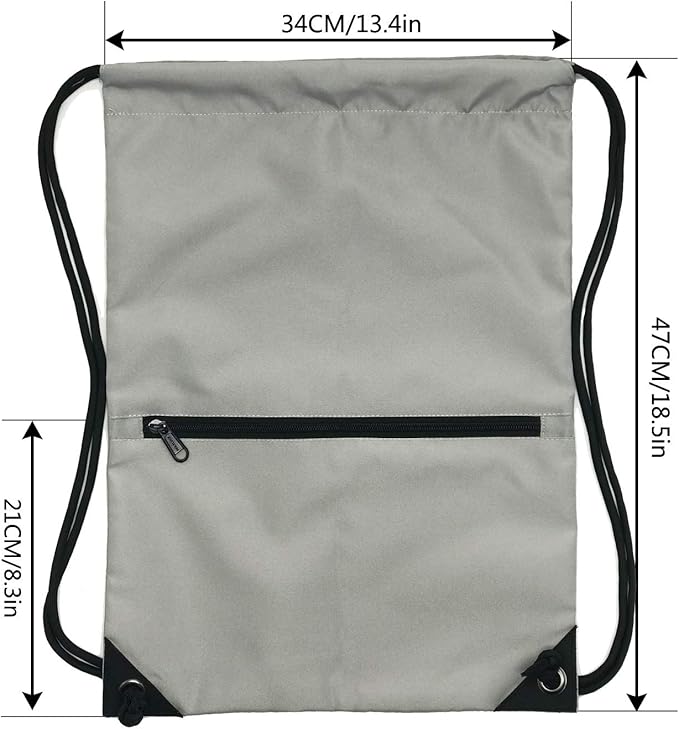 HOLYLUCK Drawstring Backpack Bag Sport Gym Sackpack