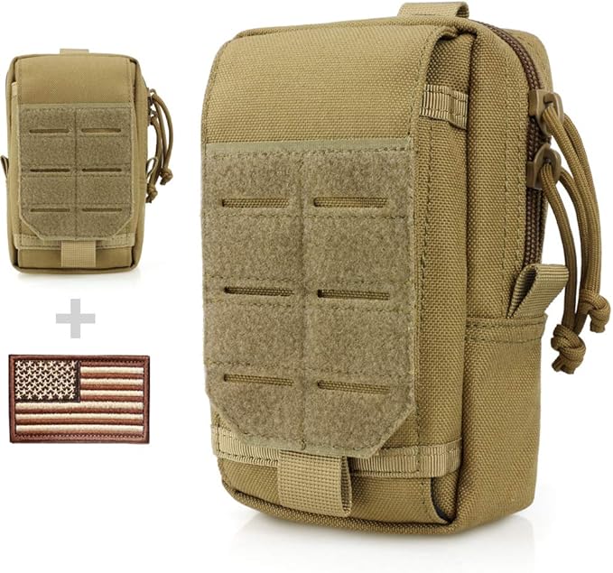 WYNEX Tactical EDC Pouch, Molle Utility Pouches Gadget Organizer Phone Holder Waist Pack Smartphone Pouch Tool Holster Pocket