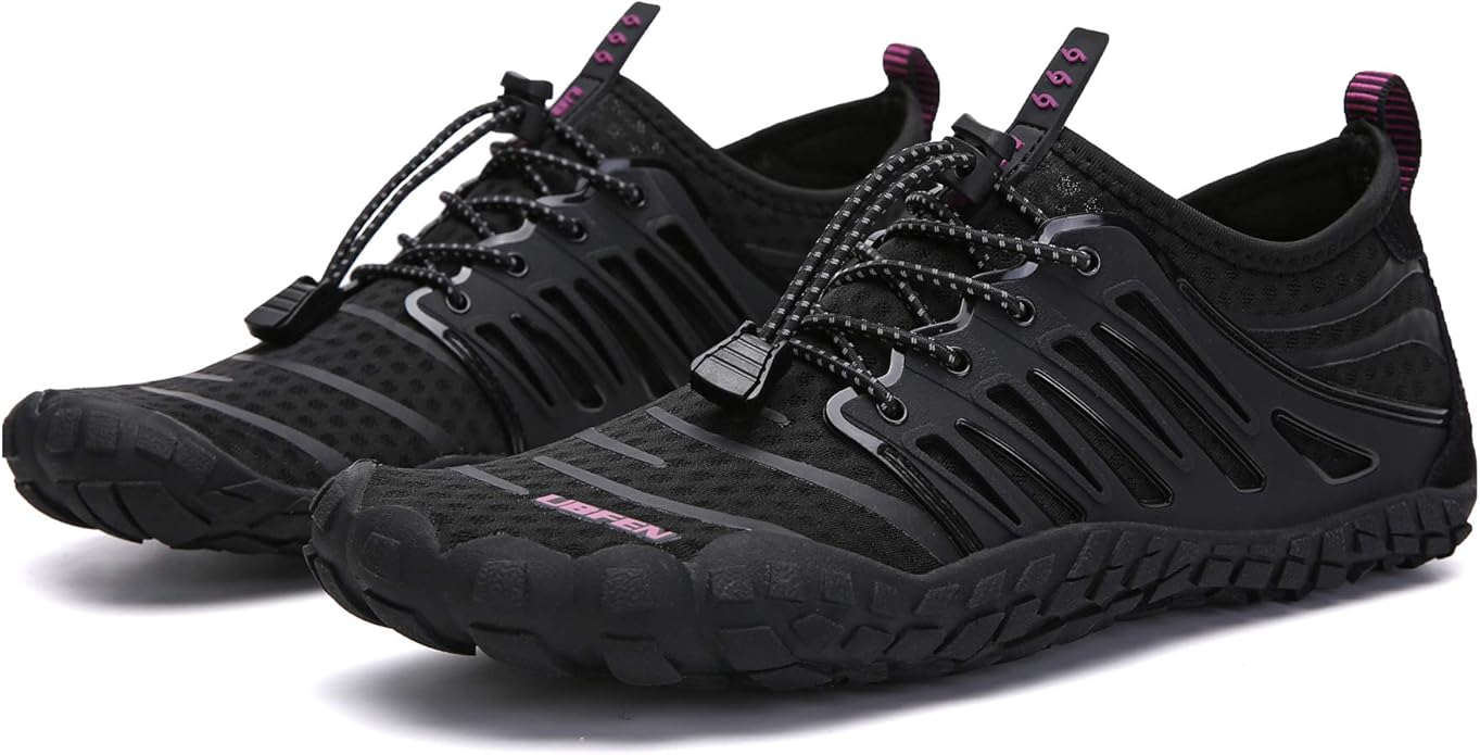UBFEN Water Shoes Aqua Swim Shoes Mens Womens Beach Sports Quick Dry Barefoot for Boating Fishing Diving Surfing