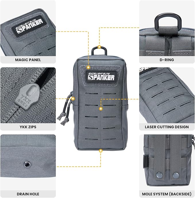 EXCELLENT ELITE SPANKER Tactical MOLLE Pouch EDC Utility Pouches Gadget Organizer Phone Holder Waist Bag Tool Pouch