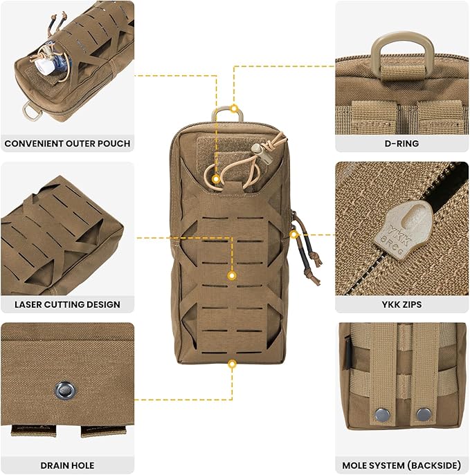 EXCELLENT ELITE SPANKER Tactical EDC Pouch Molle Utility Tool Pouches Gadget Organizer Pocket Waist Belt Bag