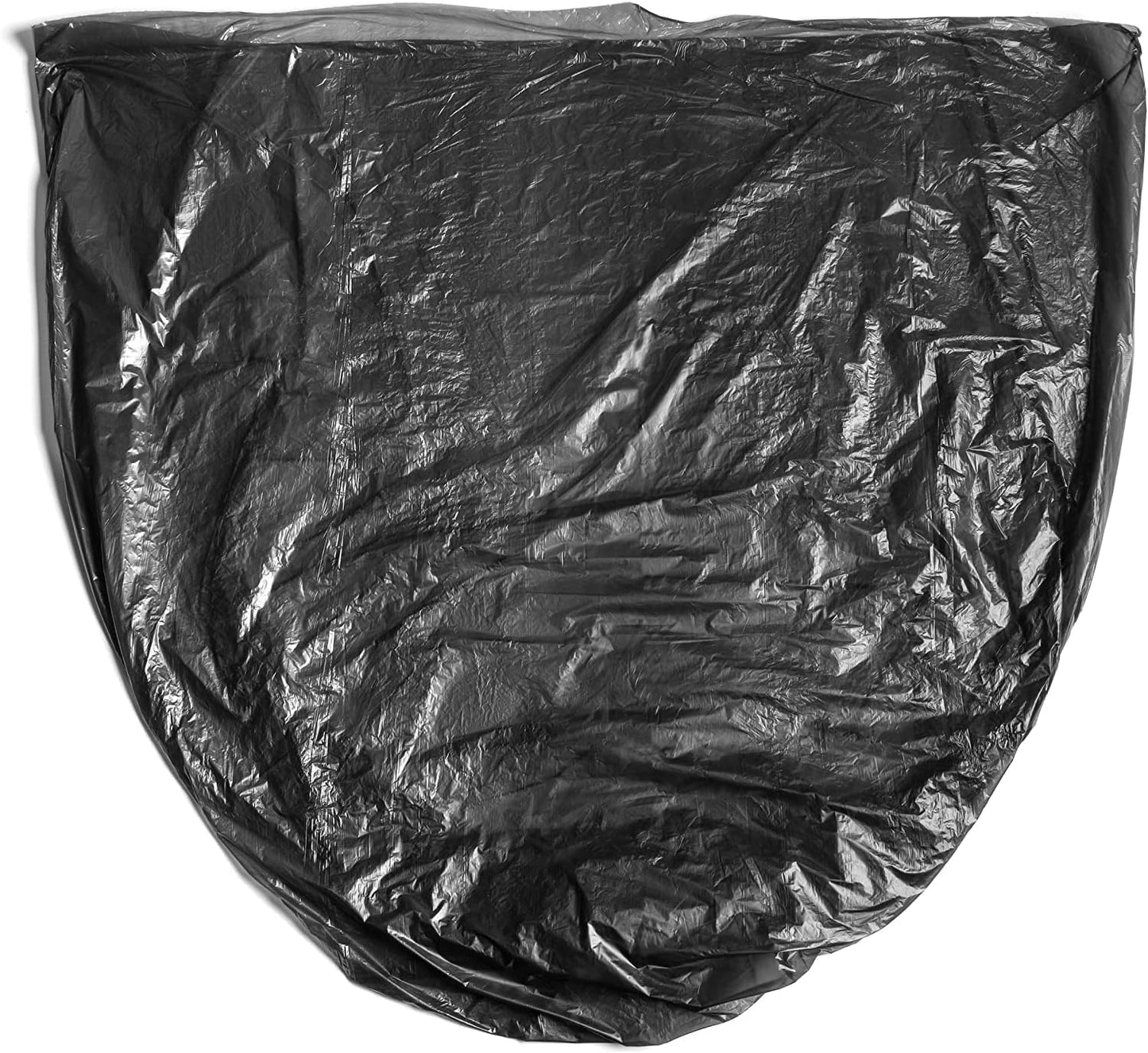 Aluf Plastics 12-16 Gallon Black Trash Bags (1000 Count) - 24" x 33" - 8 Micron Equivalent High Density Value Garbage Bags for Bathroom,Recycling(1 Pallet of 100 Cases, 100000 Bags Total)