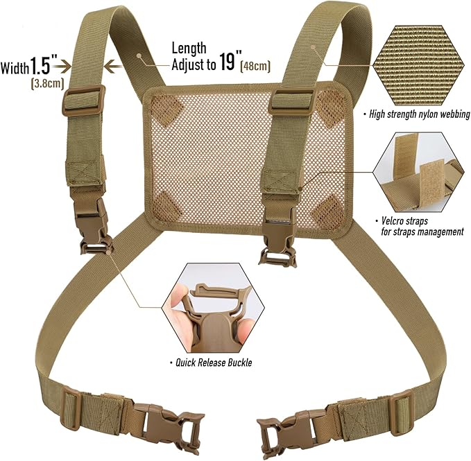 WYNEX Tactical Large Admin Pouch of Double Layer Design, Molle EDC EMT Utility Pouch with Map Sleeve Modular Tool Pouch Large Capacity Flag Patch Included