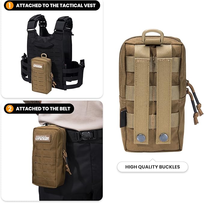EXCELLENT ELITE SPANKER Tactical MOLLE Pouch EDC Utility Pouches Gadget Organizer Phone Holder Waist Bag Tool Pouch