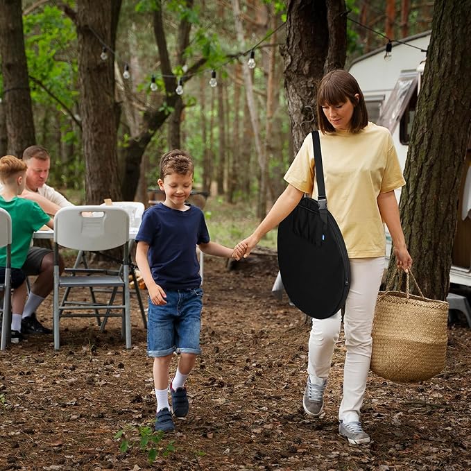 Xxerciz Carry Bag for Privacy Shower Tent Portable Toilet Tent, Lightweight Storage Replacement Bag for Pop Up Pod Changing Room, Camping Essentials Travel Carry Case for Outdoor Camping Beach