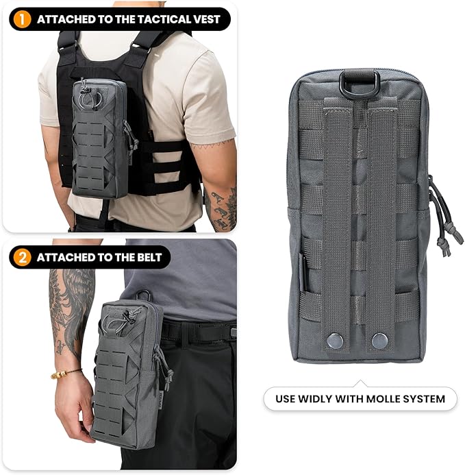 EXCELLENT ELITE SPANKER Tactical EDC Pouch Molle Utility Tool Pouches Gadget Organizer Pocket Waist Belt Bag