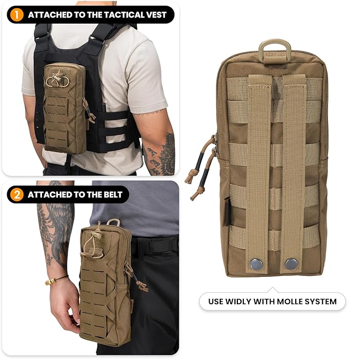 EXCELLENT ELITE SPANKER Tactical EDC Pouch Molle Utility Tool Pouches Gadget Organizer Pocket Waist Belt Bag