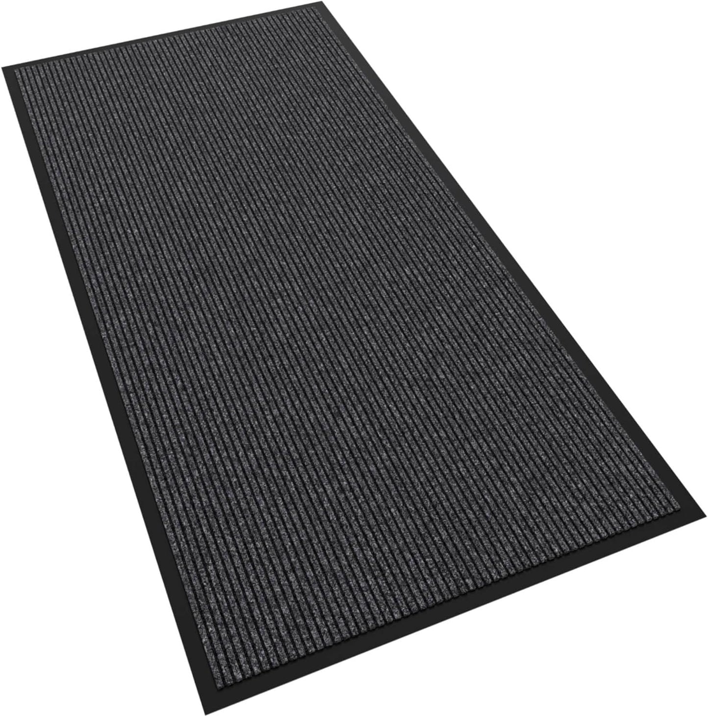 Front Door Mat, 48" x 24" Heavy Duty Indoor Outdoor Doormat, Non-Slip Welcome Mats for Entryway, Rubber Backing Low Profile Commercial Door Mats
