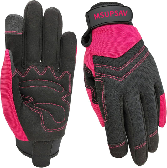 Thorn Proof&Puncture Resistant Gardening Gloves with Grip,Garden Gloves for Women, Leather Work Gloves,Gifts