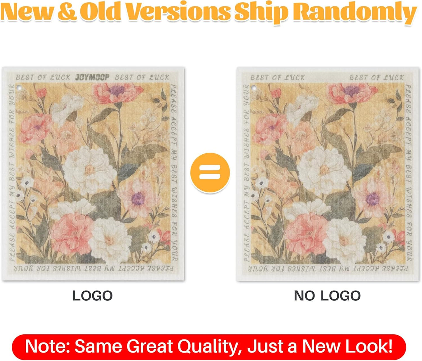 JOYMOOP 12 Pack Decorate Cleaning Cloth (Quiet Luxury of Decorative Series), Reusable Absorbent Dish Towels, Non-Scratch Washable Rags for Cookware, Kitchen and Household Cleaning - 6.7×7.9 inch