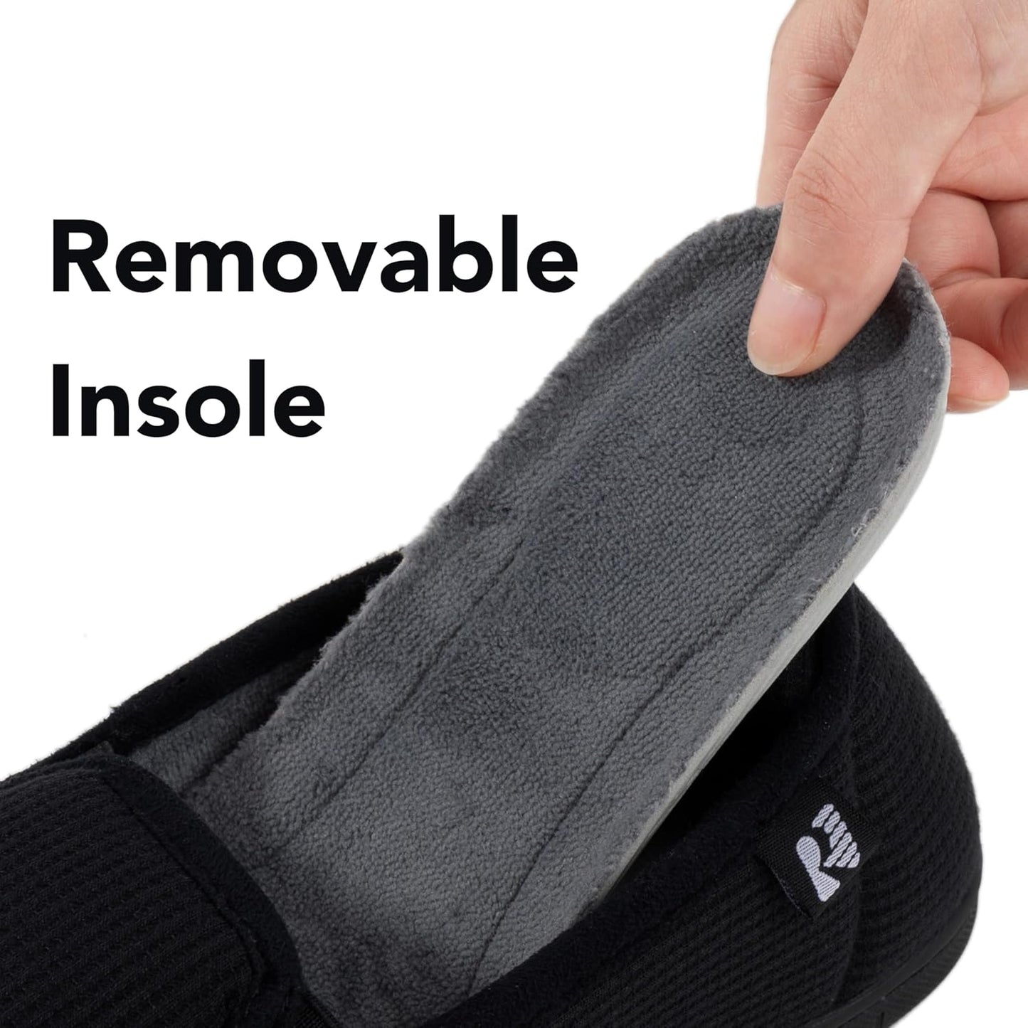 RockDove Women's Two-Tone Hoodback Slipper with Removable Insole