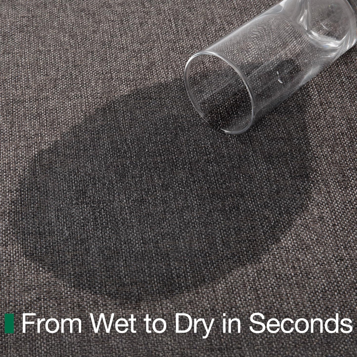 LUMI Ultra Thin Door Mat for Entryway, Low Profile Non Slip Rubber Backing Indoor Doormat, Easy Clean Welcome Entrance Mat for Inside House, Patio,Brown 24"x36"