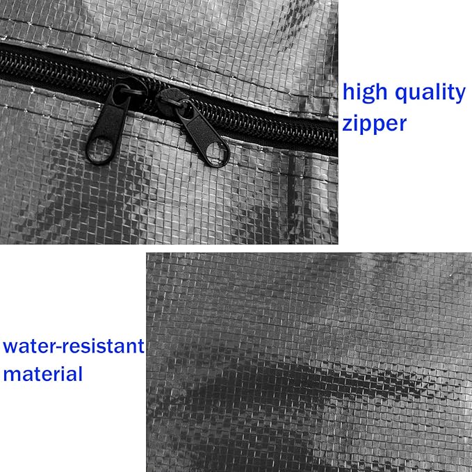 66 Gallon Extra Large Storage Bags, Huge Moving Bags Heavy Duty with Zipper and Stronger Handles, Big Foldable Duffle Bag for Travel - Storage Totes Moving Boxes for College, Christmas Tree, Bedding