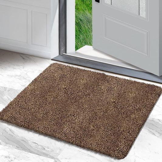 Premium Microfiber Indoor Door Mat – 20"x30" Washable Entry Mat, Non-Slip, Waterproof Backing, Super Absorbent, Low Profile Entryway Doormat for Indoor Entrance