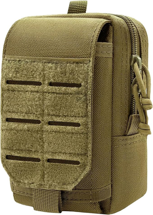 Tactical EDC Pouch, Molle Utility Pouch Gadget Organizer Holder Bag Phone Holster Waist Pack Admin Pouch Tool Pocket for Outdoor Activities, Attached to Backpack/Vest/Belt