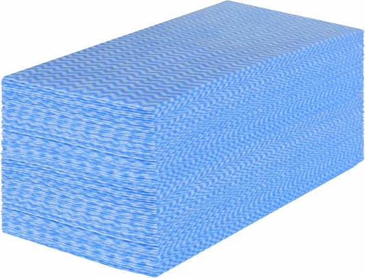 Handi Wipes Reusable Cloths, Blue Disposable Kitchen Cleaning Towel Roll, Heavy Duty J Cloth,50 Count