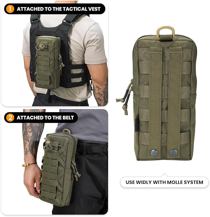 EXCELLENT ELITE SPANKER Tactical EDC Pouch Molle Utility Tool Pouches Gadget Organizer Pocket Waist Belt Bag