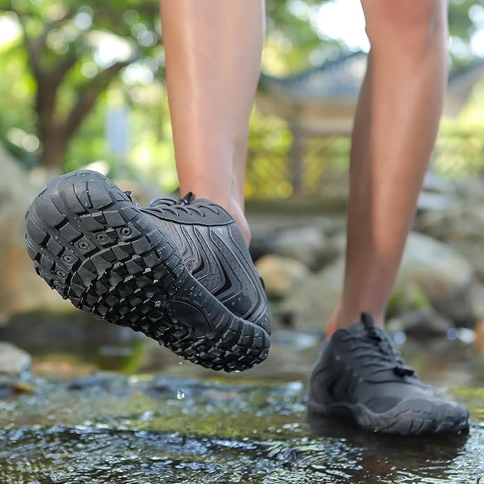 UBFEN Water Shoes Aqua Swim Shoes Mens Womens Beach Sports Quick Dry Barefoot for Boating Fishing Diving Surfing