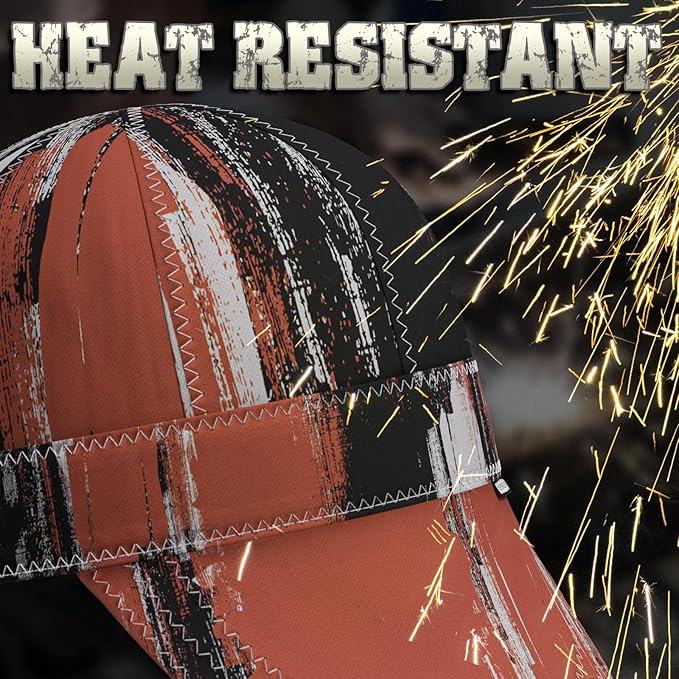 YESWELDER Welding Cap, Modern Style 7-1/8", Heat-Resistant Reversible Durable Protective Welders Cap