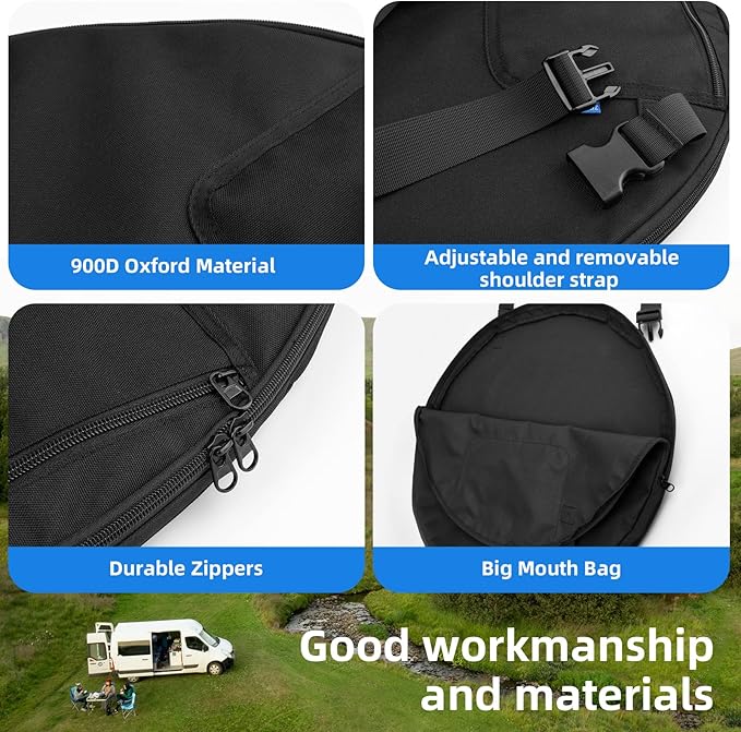 Xxerciz Carry Bag for Privacy Shower Tent Portable Toilet Tent, Lightweight Storage Replacement Bag for Pop Up Pod Changing Room, Camping Essentials Travel Carry Case for Outdoor Camping Beach