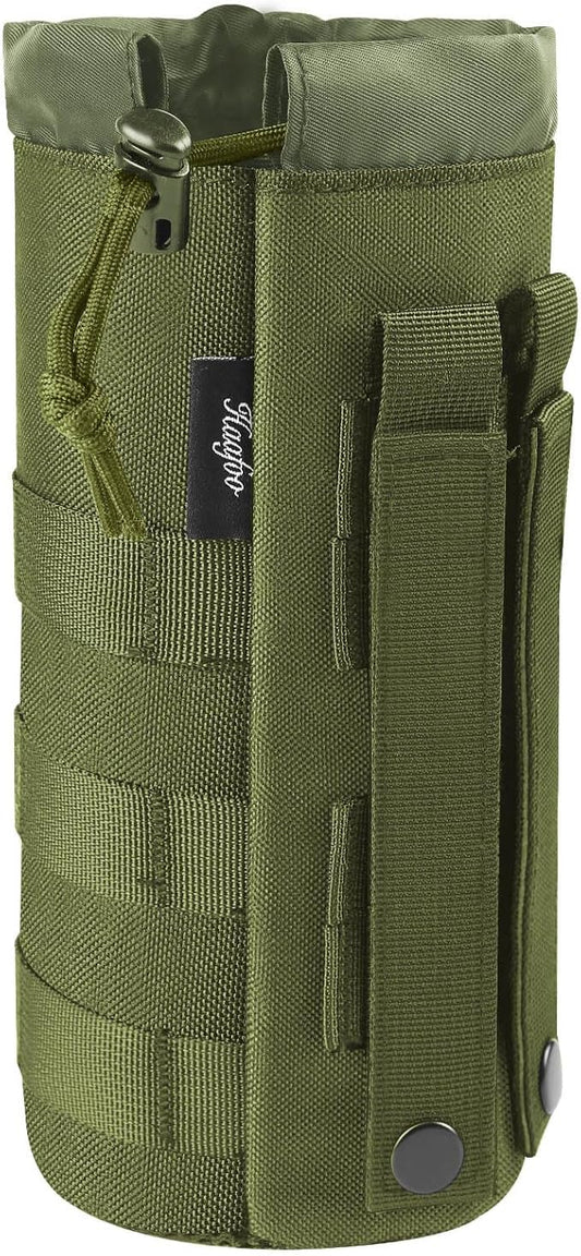 Molle Water Bottle Holder, Upgraded 1000D Nylon Tactical Molle Water Bottle Pouch, Sports Water Bottle Bag Bottom Mesh Lining Hydration Carrier for Camping, Climbing, Hiking and Travelling