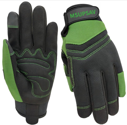 Thorn Proof&Puncture Resistant Gardening Gloves with Grip,Garden Gloves for Women, Leather Work Gloves,Gifts