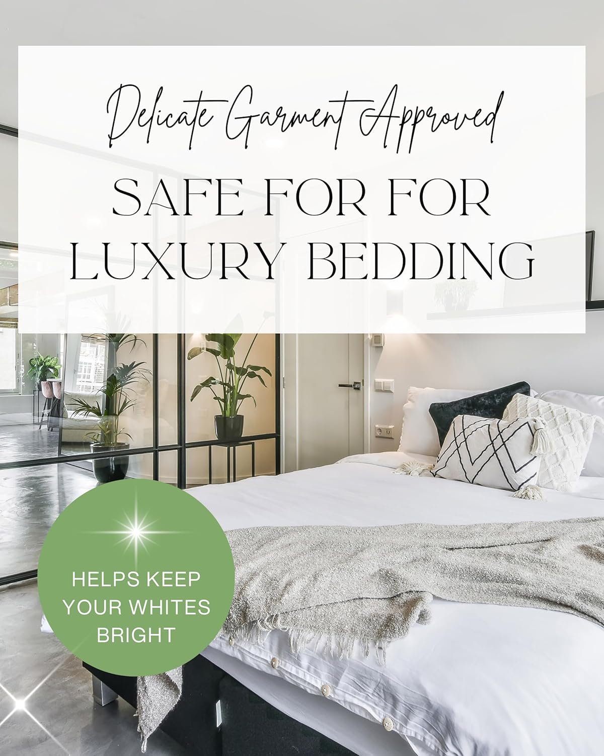 Home "CASHMERE" Laundry Detergent Powder & Laundry Booster – Ultra-Concentrated Peachwood & Patchouli Scent – Plant-Based, Stain-Fighting, HE Safe, Gentle on Skin – 32 oz / 64 Loads