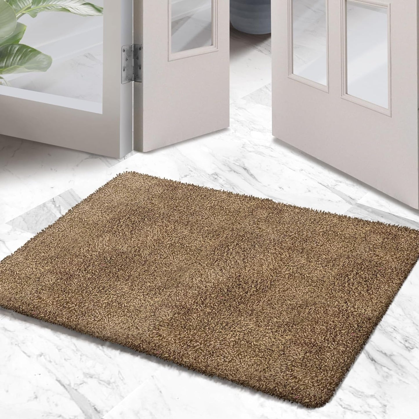 Premium Microfiber Indoor Door Mat – 24"x36" Washable Entry Mat, Non-Slip, Waterproof Backing, Super Absorbent, Low Profile Entryway Doormat for Indoor Entrance