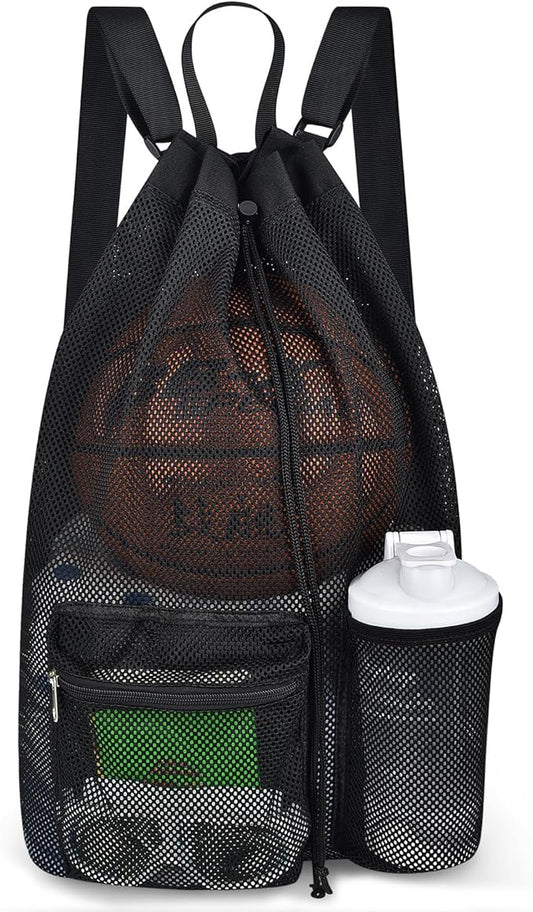 Mildbeer Large Drawstring Backpack for Men Women Athletic Gym Sports Workout Beach Swimming Commuting Travel