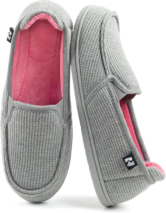 RockDove Women's Two-Tone Hoodback Slipper with Removable Insole