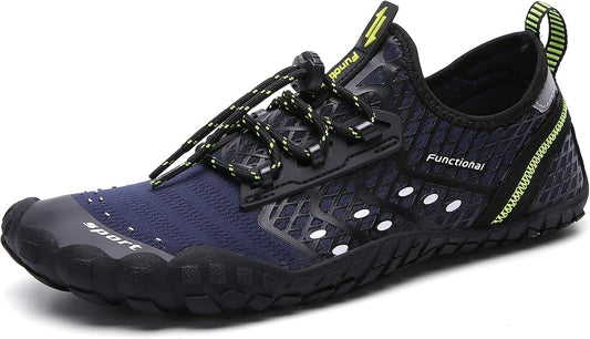 UBFEN Water Shoes Aqua Swim Shoes Mens Womens Beach Sports Quick Dry Barefoot for Boating Fishing Diving Surfing