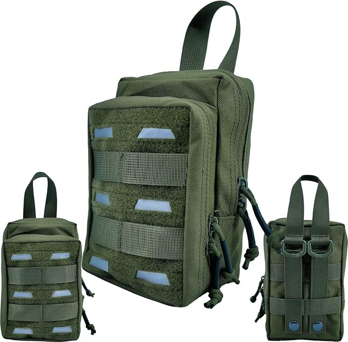 Tactical EDC Pouch, Molle Utility Pouch Gadget Organizer Holder Bag Phone Holster Waist Pack Admin Pouch Tool Pocket for Outdoor Activities, Attached to Backpack/Vest/Belt