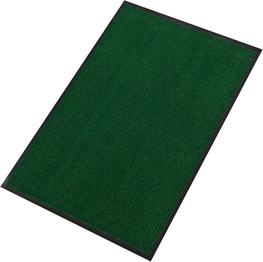 Profile Rubber Door Mat, 47x31inch, Heavy Duty, Entrance Doormat, Indoor and Outdoor, Waterproof, Easy Clean Shoe Scraper, Home Rug Welcome Mats for Entryway, Patio, Porch, Green